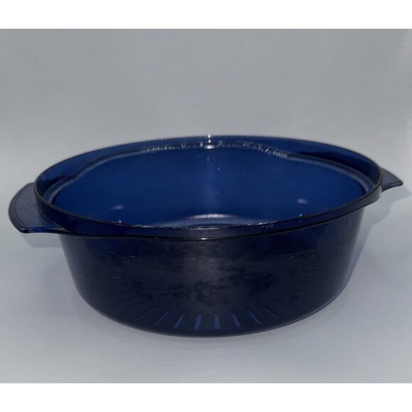 Tupperware TupperWave 5 Pc Microwave Stacked Cooker Cobalt Blue - Picture 4 of 6